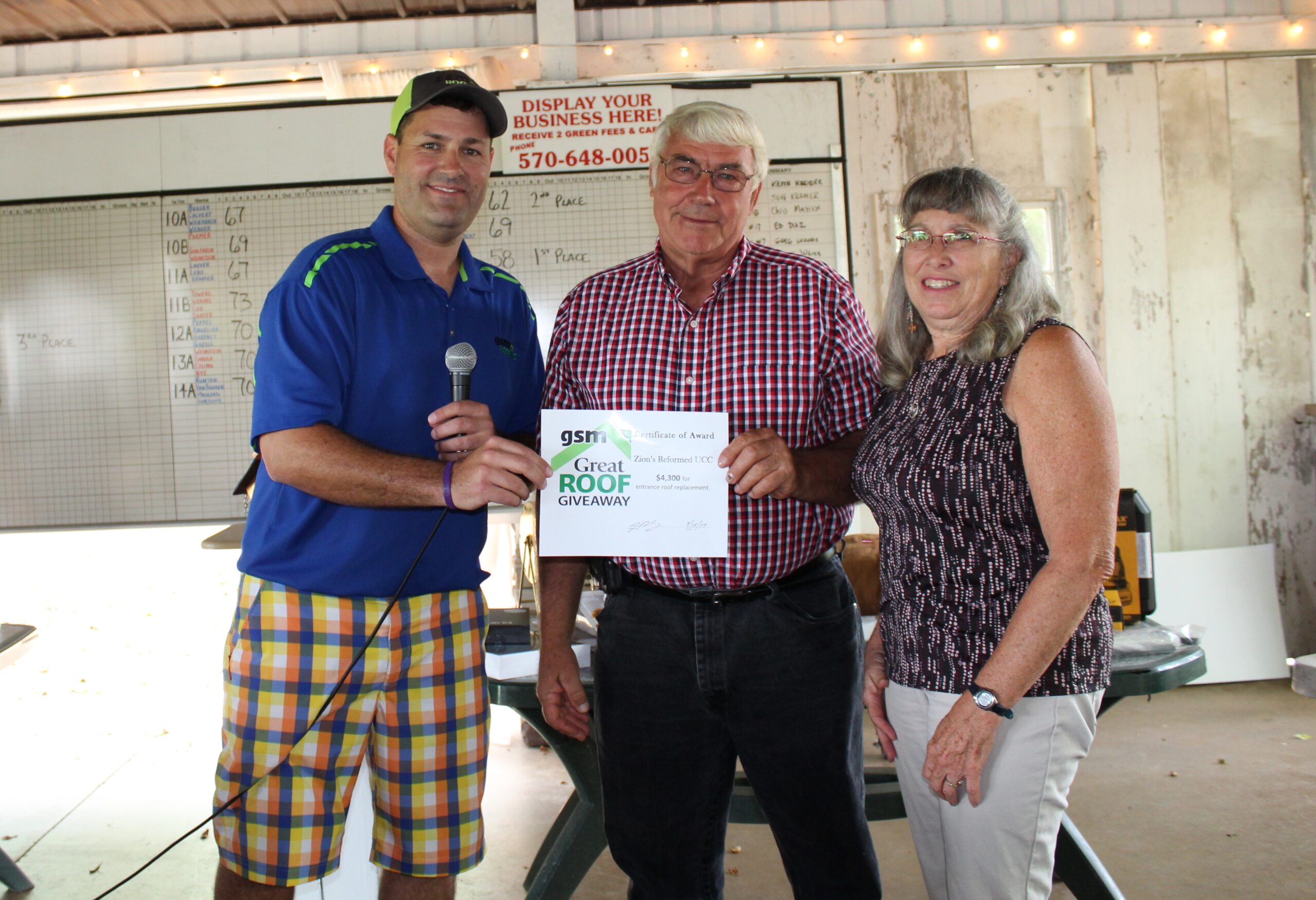 Zion’s Reformed UCC, Ephrata, PA, receives $4,300, for roof replacement
