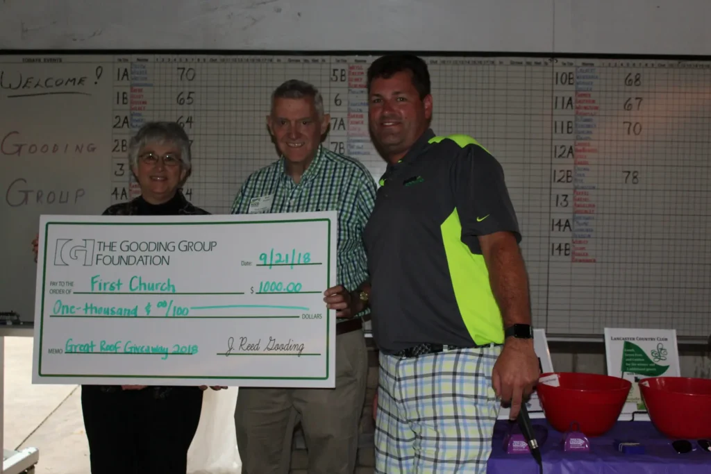 First United Methodist Church, Ephrata, PA, receives $1,000 for roof repairs